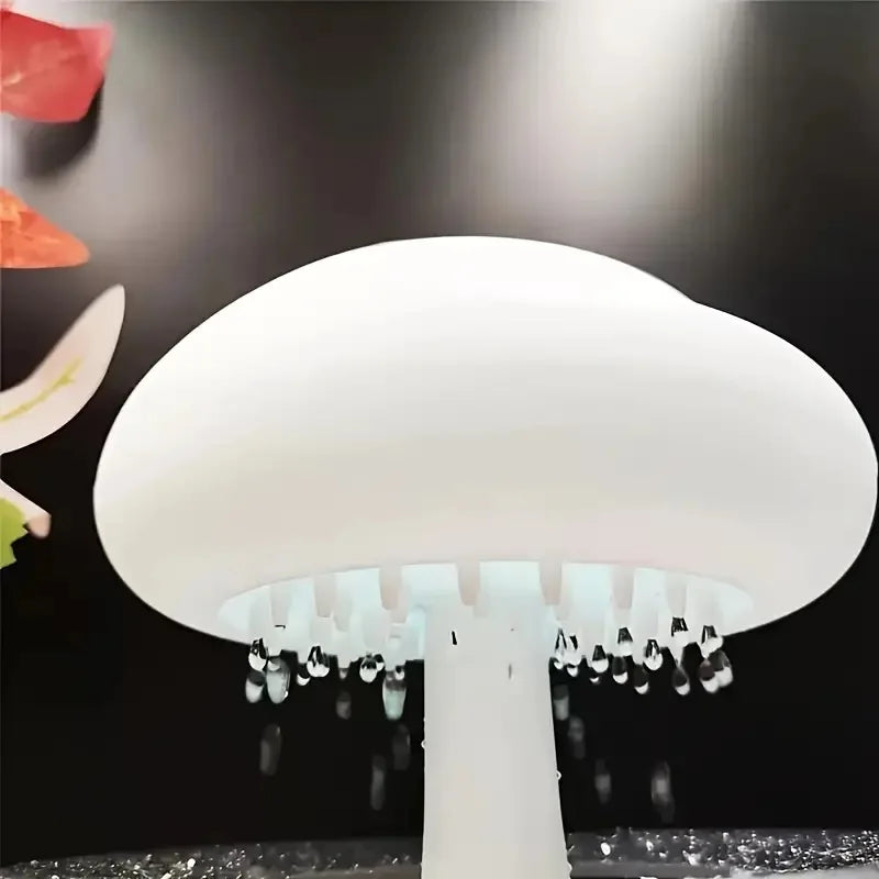 Rain Cloud Humidifier Rain Colorful Mushroom Cloud Raindrop Atmosphere Lamp Night Light Essential Oil Small Aromatherapy Machine